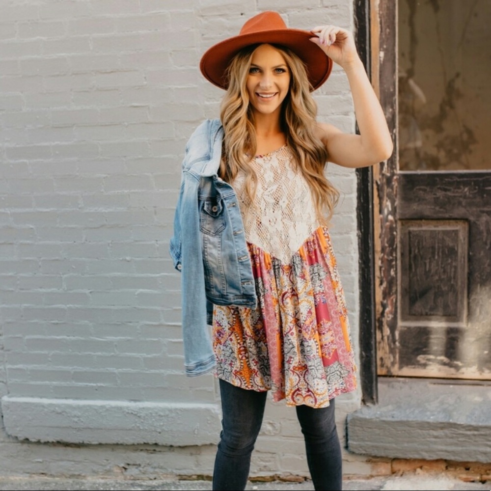 FP Count Me In Trapeze Mini Dress/Tunic